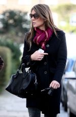 ELIZABETH HURLEY Out and About in West London