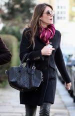 ELIZABETH HURLEY Out and About in West London