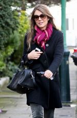 ELIZABETH HURLEY Out and About in West London