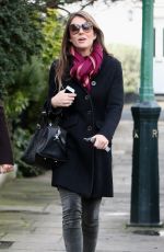 ELIZABETH HURLEY Out and About in West London
