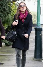 ELIZABETH HURLEY Out and About in West London