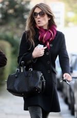 ELIZABETH HURLEY Out and About in West London