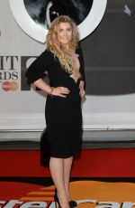 ELLA HENDERSON at 2014 Brit Awards in London