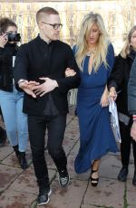 ELLIE GOULDING Arrives at Roberto Cavalli Fashion Show in Milan