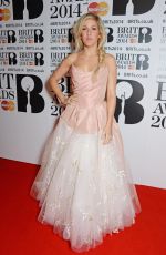 ELLIE GOULDING at 2014 Brit Awards in London