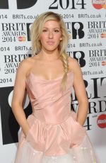 ELLIE GOULDING at 2014 Brit Awards in London