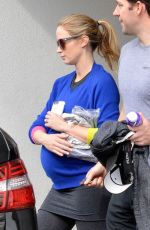 EMILY BLUNT Arrives at a Gym in Los Angeles