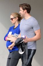 EMILY BLUNT Arrives at a Gym in Los Angeles
