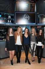 EMILY RATAJKOWSKI, GIGI HADID, KATE BOCK, NATASHA BARNARD and EMILY DIDONATO Rings the Closing Bell at the New York Stock Exchange