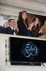 EMILY RATAJKOWSKI, GIGI HADID, KATE BOCK, NATASHA BARNARD and EMILY DIDONATO Rings the Closing Bell at the New York Stock Exchange