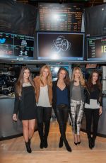 EMILY RATAJKOWSKI, GIGI HADID, KATE BOCK, NATASHA BARNARD and EMILY DIDONATO Rings the Closing Bell at the New York Stock Exchange