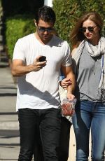 EMILY VANCAMP and Josh Bowman Out in West Hollywood