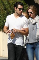 EMILY VANCAMP and Josh Bowman Out in West Hollywood