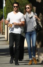 EMILY VANCAMP and Josh Bowman Out in West Hollywood
