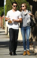 EMILY VANCAMP and Josh Bowman Out in West Hollywood