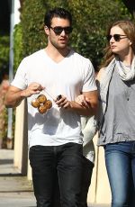 EMILY VANCAMP and Josh Bowman Out in West Hollywood