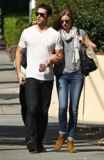 EMILY VANCAMP and Josh Bowman Out in West Hollywood