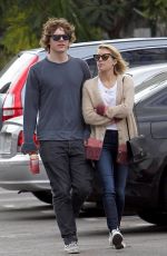 EMMA ROBERTS and Evan Peters Out in Los Angeles