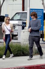 EMMA ROBERTS and Evan Peters Out in Los Angeles