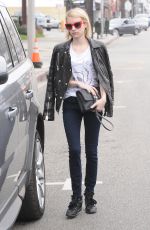 EMMA ROBERTS Out and About in Los Angeles 0602