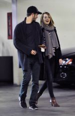 EMMA STONE and Andrew Garfield Out and About in los Angeles