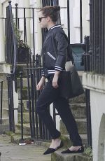 EMMA WATSON Leaves Her Home in London