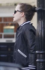 EMMA WATSON Leaves Her Home in London