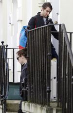 EMMA WATSON Leaves Her Home in London