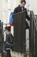EMMA WATSON Leaves Her Home in London