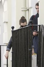 EMMA WATSON Leaves Her Home in London