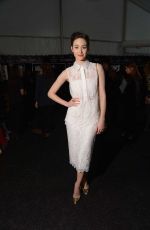 EMMY ROSSUM at Monique Lhuillier Fashion Show in New York