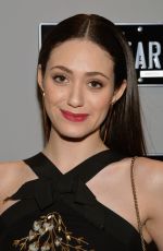 EMMY ROSSUM at Star Lounge at Mercedes-Benz Fashion Week in New York