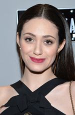 EMMY ROSSUM at Star Lounge at Mercedes-Benz Fashion Week in New York