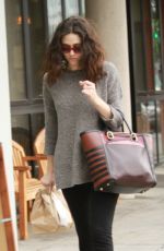EMMY ROSSUM Leaves Urth Caffe in Beverly Hills