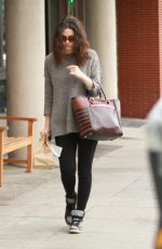 EMMY ROSSUM Leaves Urth Caffe in Beverly Hills
