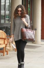 EMMY ROSSUM Leaves Urth Caffe in Beverly Hills