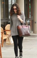 EMMY ROSSUM Leaves Urth Caffe in Beverly Hills