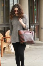 EMMY ROSSUM Leaves Urth Caffe in Beverly Hills