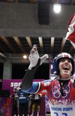 ERIN HAMLIN at 2014 Winter Olympics in Sochi