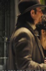 EVA GREEN on the Set of Penny Dreadful in Dublin