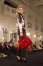 EVA HABERMANN at Art and Design Von Liz Malraux Fashion Show in Hamburg