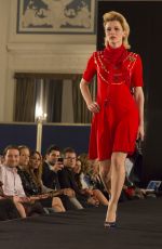 EVA HABERMANN at Art and Design Von Liz Malraux Fashion Show in Hamburg
