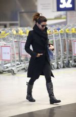 EVA LONGORIA Arrives at Airport in Paris