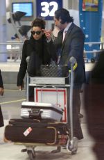 EVA LONGORIA Arrives at Airport in Paris