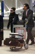 EVA LONGORIA Arrives at Airport in Paris