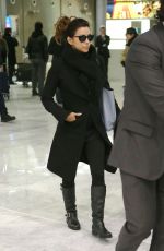 EVA LONGORIA Arrives at Airport in Paris