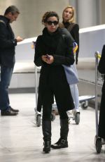 EVA LONGORIA Arrives at Airport in Paris