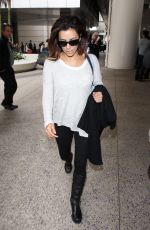 EVA LONGORIA Arrives at LAX Airport from Paris
