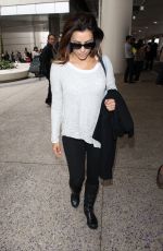 EVA LONGORIA Arrives at LAX Airport from Paris