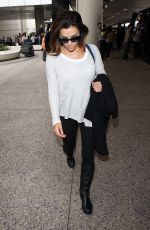 EVA LONGORIA Arrives at LAX Airport from Paris